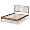 Baxton Studio Neilan ModernWalnut Brown Finished Wood Platform Bed-Full 193-11489-ZORO - alternate 2